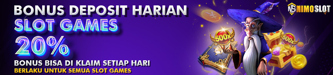 BONUS DEPOSIT HARIAN ALL SLOT 20%